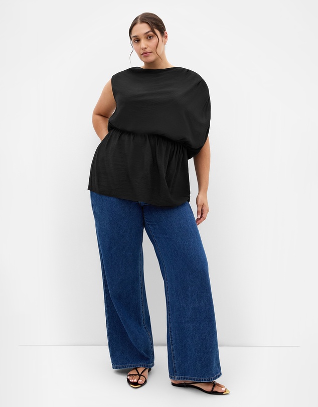 City Chic - Ariel Asymmetrical Top