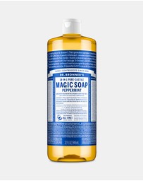 Dr Bronner's - Pure Liquid Castile Soap Peppermint 946ml