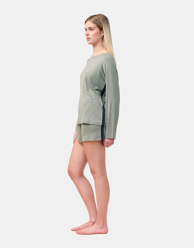 Gingerlilly - Solene Long Sleeve Top with Stripe