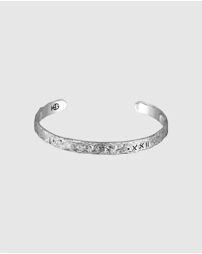 Haze & Glory - ICONIC EXCLUSIVE - Live in the Moment Bangle in 925 Silver