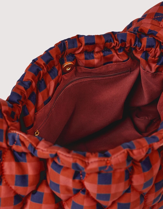 The Somewhere Co - Chestnut Quilted Shoulder Bag