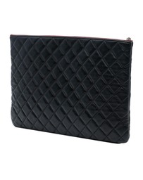 Pre-Loved by Azura Reborn - Pre-Loved Large Quilted Lambskin O Case Clutch