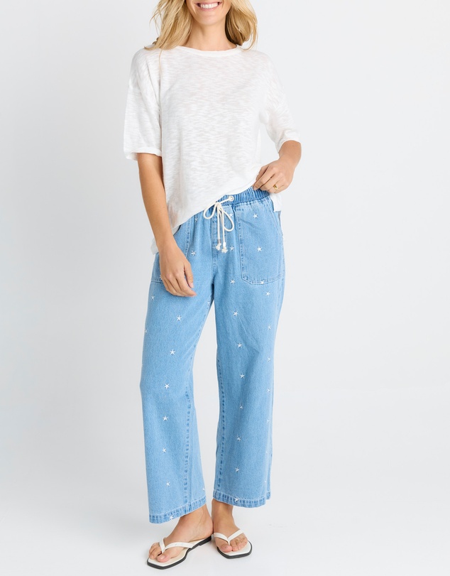 Betty Basics - Star Denim Jogger