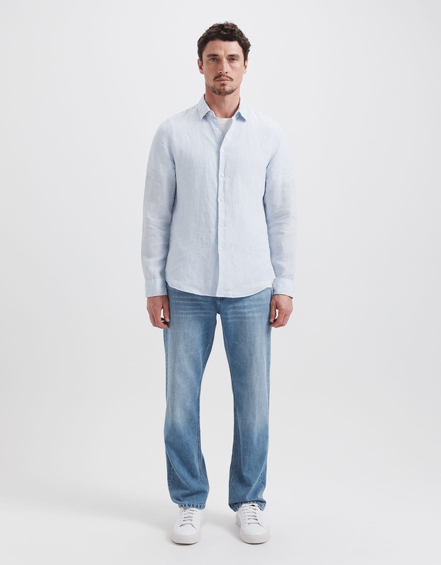 SABA - Anderson Classic Yarn Dyed Linen Shirt