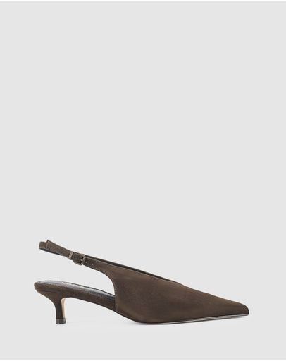 Chocolate Brown Suede