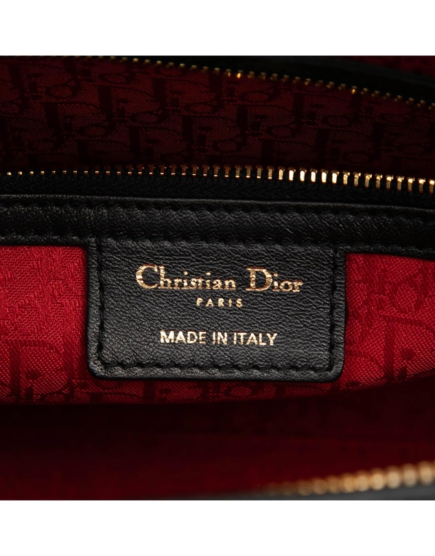 Pre-Loved by Azura Reborn - Pre-Loved Large Lambskin Cannage Lady Dior