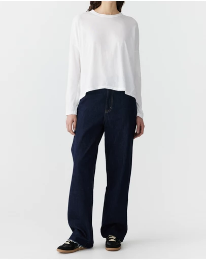 Bassike - Circle Long Sleeve T-Shirt