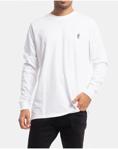Counter Culture - Cypher Embroidery Long Sleeve Tee