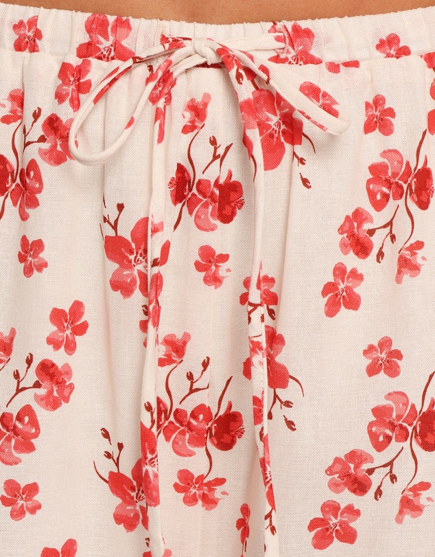 Petal & Pup - Lux Pants - Red Blossom