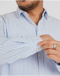 Johnny Bigg - Seersucker Relax Fit Shirt