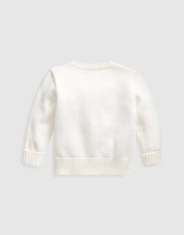 Polo Ralph Lauren - Polo Bear Cotton Sweater - Babies
