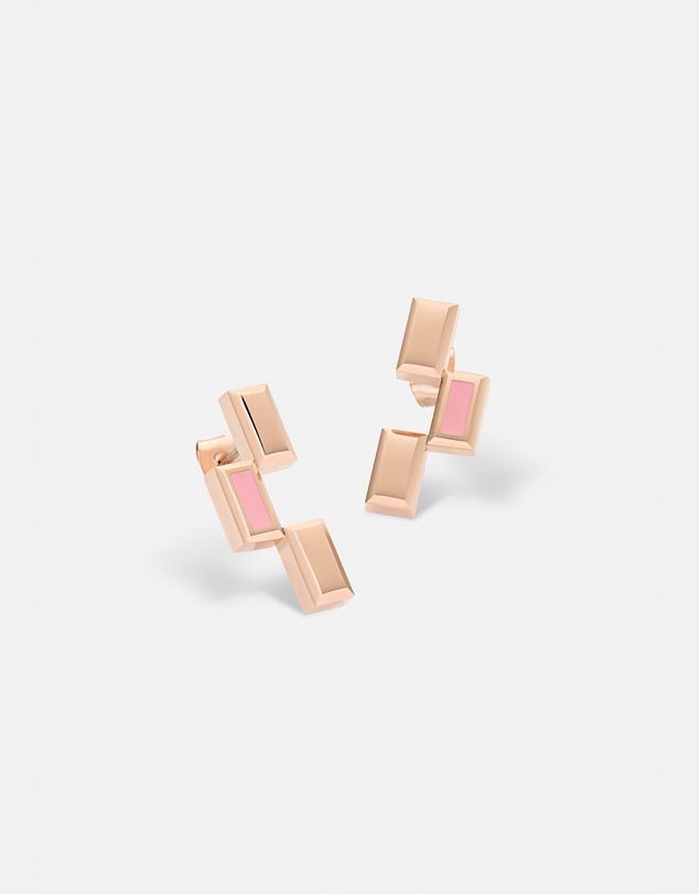 Daniel Wellington - Bric Earrings Apricot Enamel