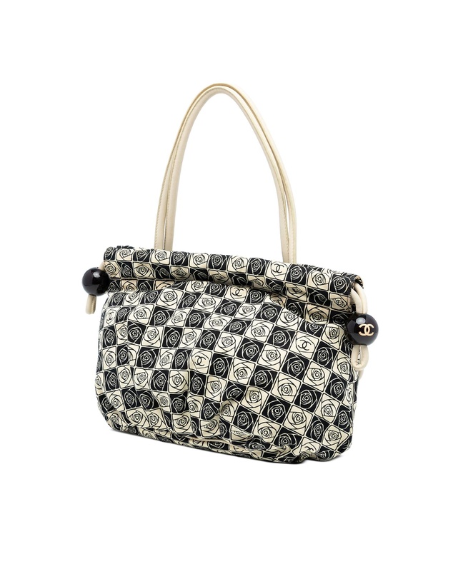 Pre-Loved by Azura Reborn - Pre-Loved Camellia Canvas Coco Ball Tote
