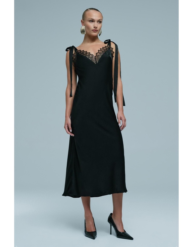 Bardot - Lydia Tie Strap Midi Dress