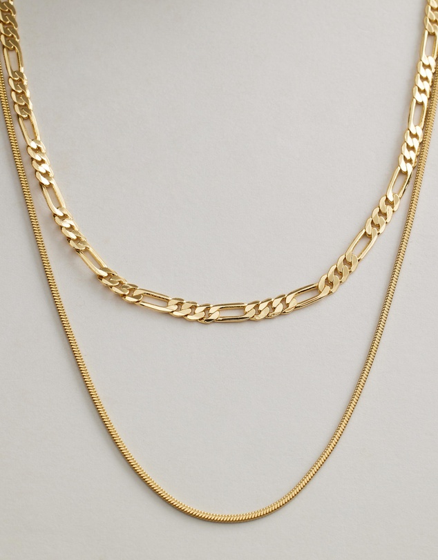 Luv Aj - Cecilia Chain Necklace Stack