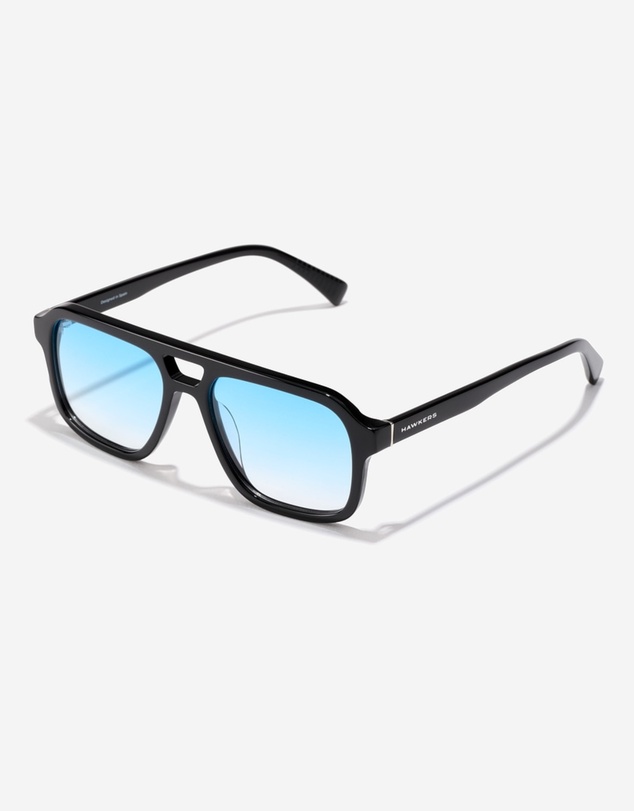Hawkers Co - HAWKERS - CROUPIER Black Bluet Aviator Sunglasses for Men and Women UV400