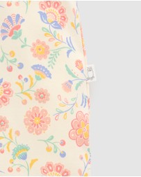 Purebaby - Short Sleeve Sleep Pyjama Zip Growsuit -Kids-Babies
