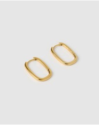 Arms Of Eve - Link-Up Gold Hoop Huggies - Large