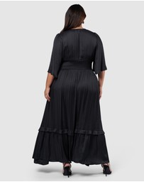 Pink Dusk by Curve Project - Work It Maxi Dress
