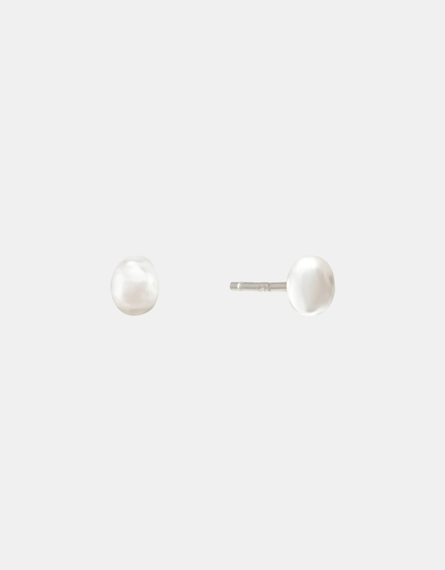 SAINT VALENTINE - Mini Pearl Studs - Silver