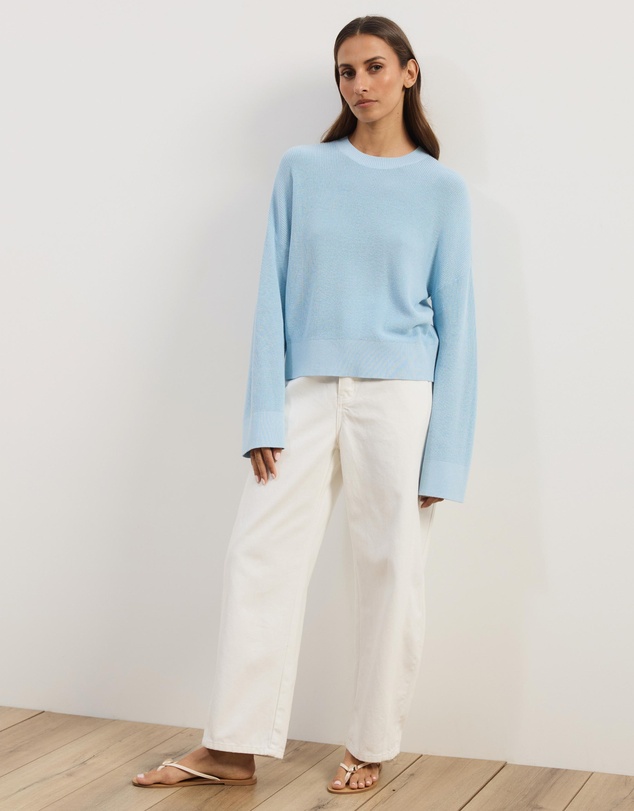 Atmos&Here - Organic Cotton Relaxed Crew Knit