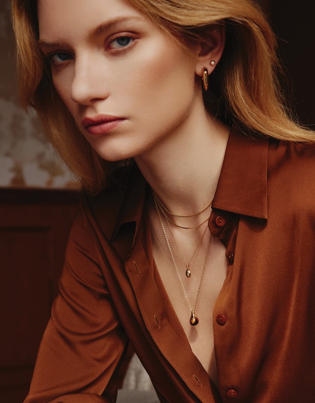 Ania Haie - Ania Haie Gold Flat S Link Chain Necklace