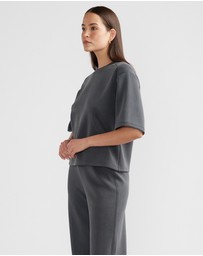 ENA PELLY - Alessa Relaxed Soft Jersey Tee