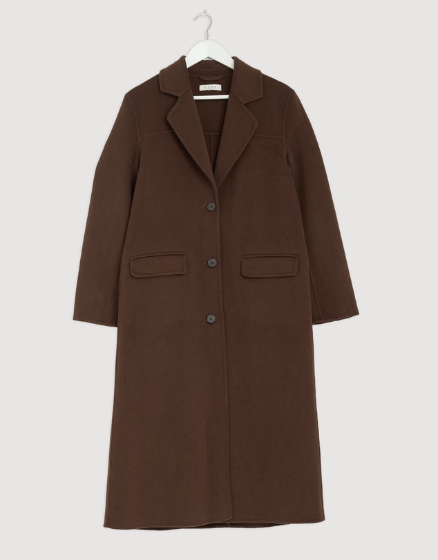 Revibe - Repaired AERE Orla Double Faced Wool Coat - AU 6