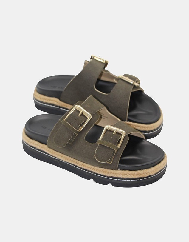 Human - Women's Matilda Sandals Sage Suede