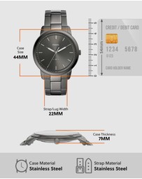 Fossil - The Minimalist 3H Men's Analogue Watch
