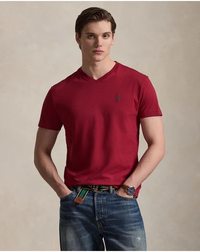 Polo Ralph Lauren - Classic Fit Jersey V-Neck T-Shirt - ICONIC EXCLUSIVE