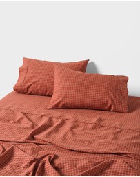 Linen House - Volley Check Sheet Set
