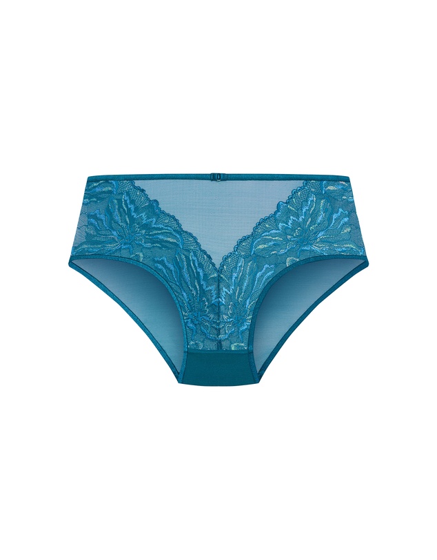 City Chic - Plus size Ingrid Cheeky Brief - teal