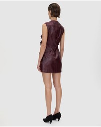 CAMILLA AND MARC - Sana Drape Tailored Mini Dress