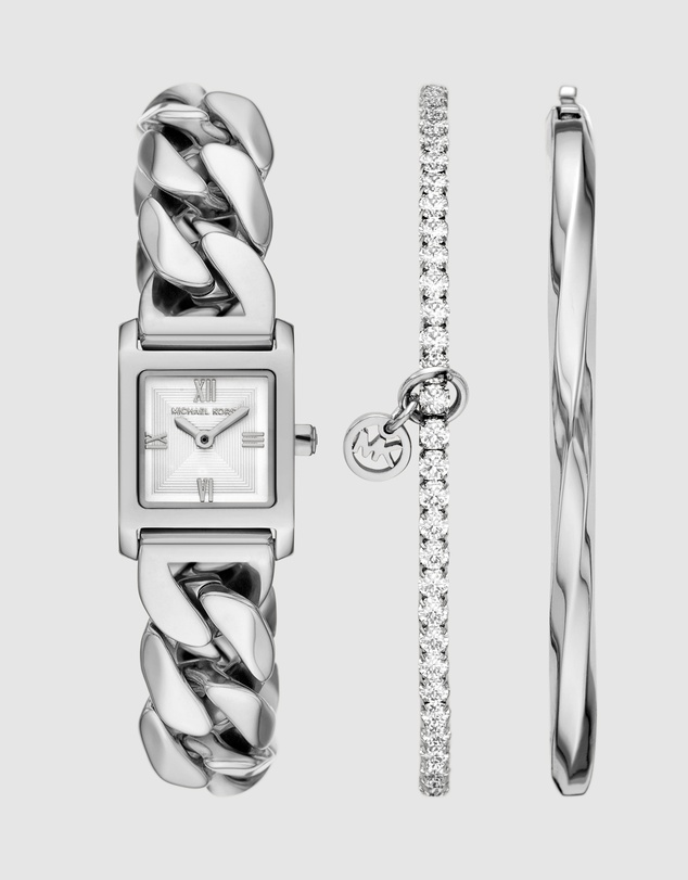 Michael Kors - Georgie Silver Tone Analogue Watch