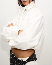 Dazie - Copper Funnel Neck Tech Jacket
