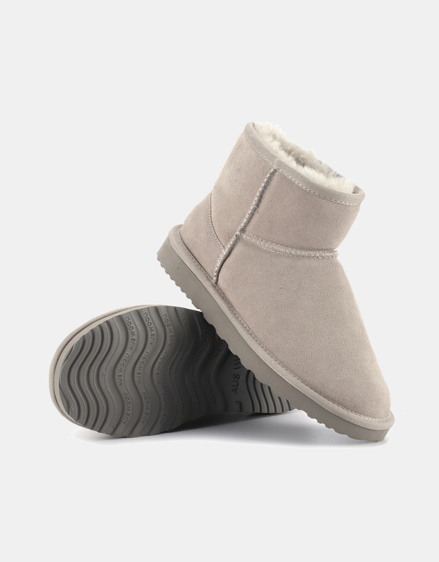 AusWooli Ugg Boots - Bondi Sheepskin Signature Short Ankle Boots