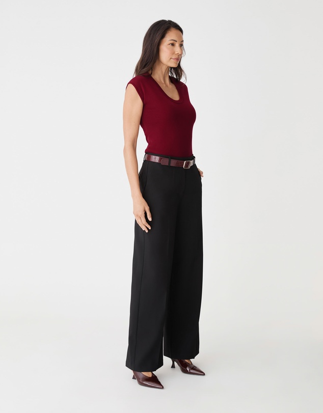 Forcast - Laura Tencel Scoop Neck Knit