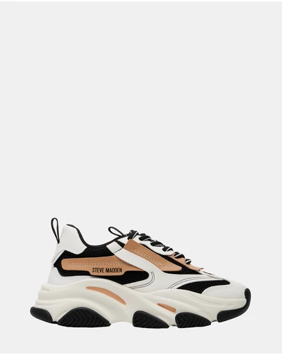 Steve Madden - Possession Black Tan Sneakers