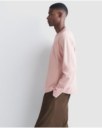 COS - Relaxed Jersey Interlock LS T-Shirt