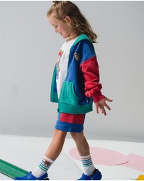 Huxbaby - Back To Kind Er Colour Block Zip Through - Babies-Kids