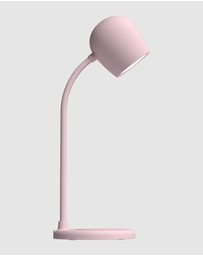 Kreafunk - Kreafunk Ellie Lamp W/ Qi Charger And Bluetooth Speaker - Dusty Rose