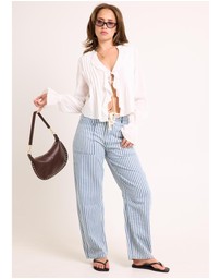 Subtitled - Laila Low Barrel Denim Jeans