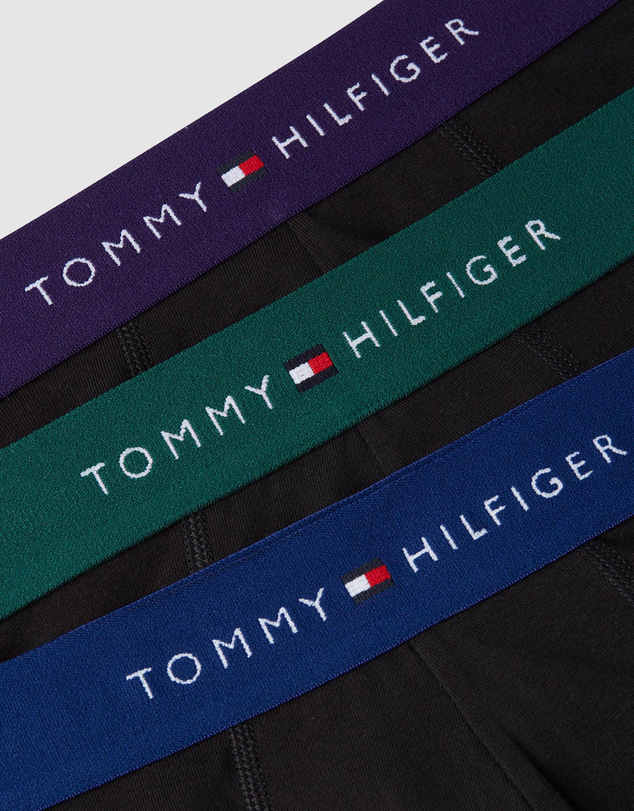 Tommy Hilfiger - 3-Pack Signature Logo Contrast Waistband Trunks