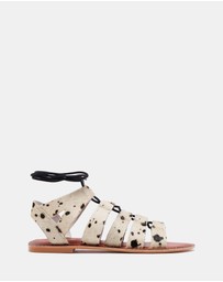 Just Because - Ishka Pony Leather Sandals