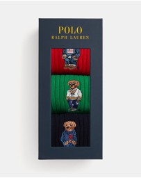 Polo Ralph Lauren - Polo Bear Cotton-Blend 3-Sock Gift Set