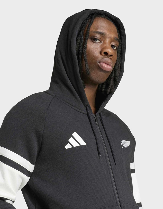 adidas Performance - All Blacks Leisurewear Full Zip Hoodie Mens