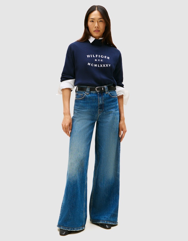 Tommy Hilfiger - Graphic Mock Neck Sweater
