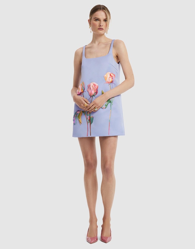 LEO LIN - Mila Embroidered Mini Dress