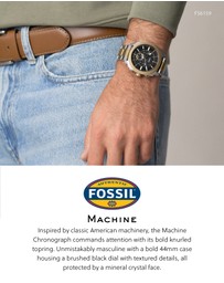 Fossil - Machine Two Tone Chronograph Watch